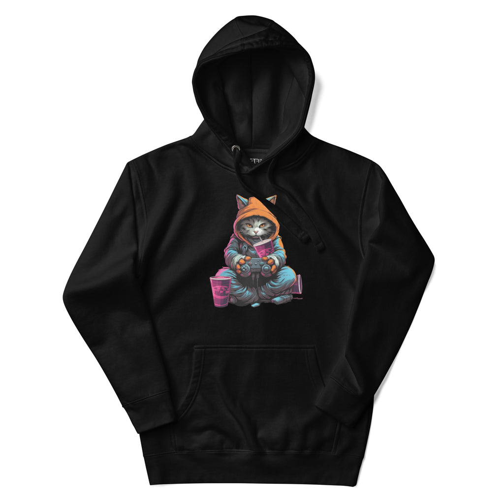 "Gaming Cat" Men's Hoodie