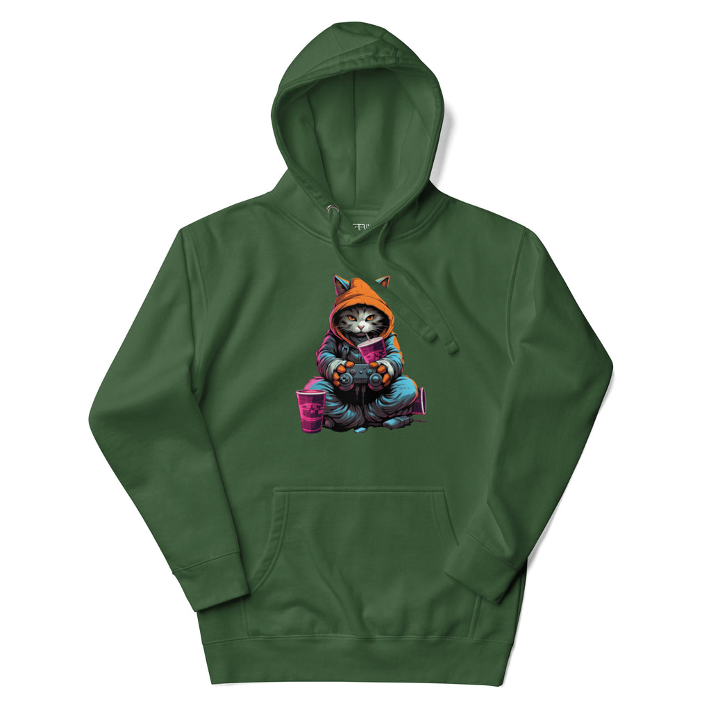 "Gaming Cat" Men's Hoodie