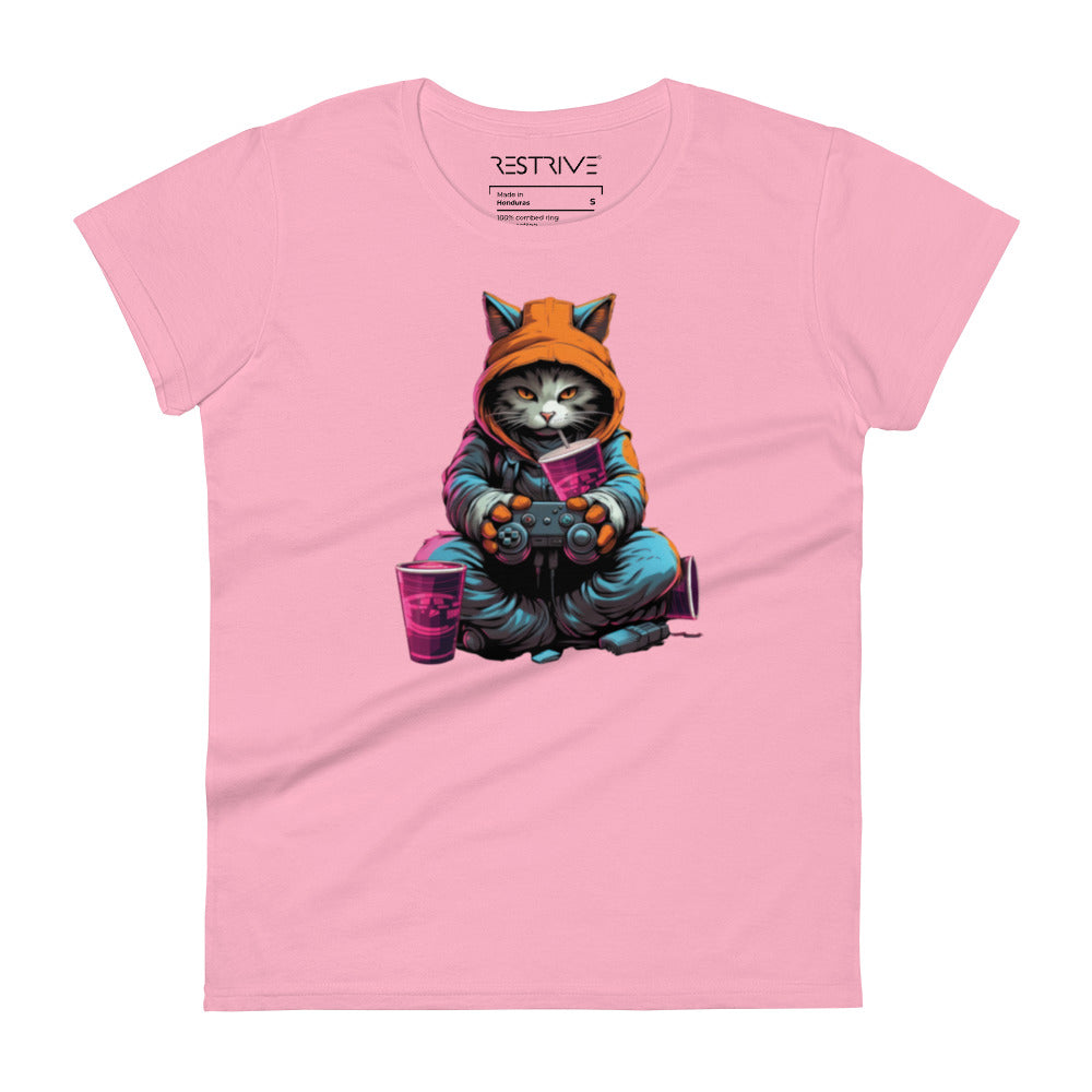 "Gaming Cat" Women's T-Shirt